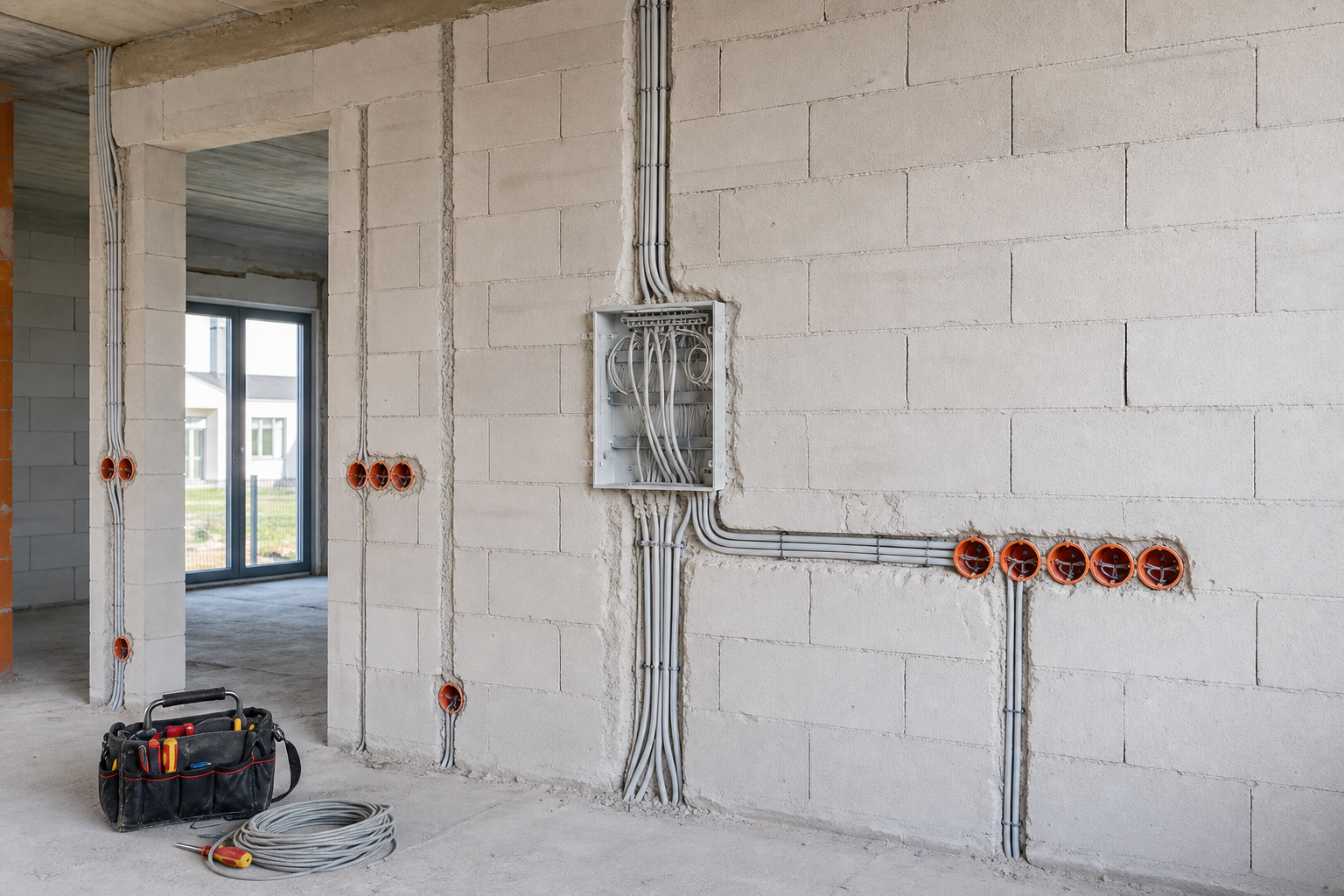 Modernizacja instalacji elektrycznej podczas remontu mieszkania